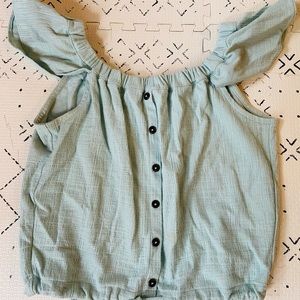 NWT - Madewell Thread & Texture Off- Shoulder Top